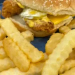 Chicken Sandwich served w/ fries