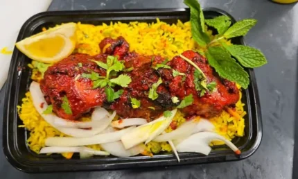 Chicken Boti w/ Khepsa Rice