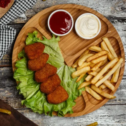 Tossy Tikka Pops w/ Fries (5 Pcs chk)