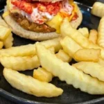 Spicy Chicken Sandwich served w/ fries