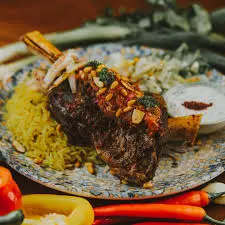 Seekh Kabab w/ Khepsa Rice